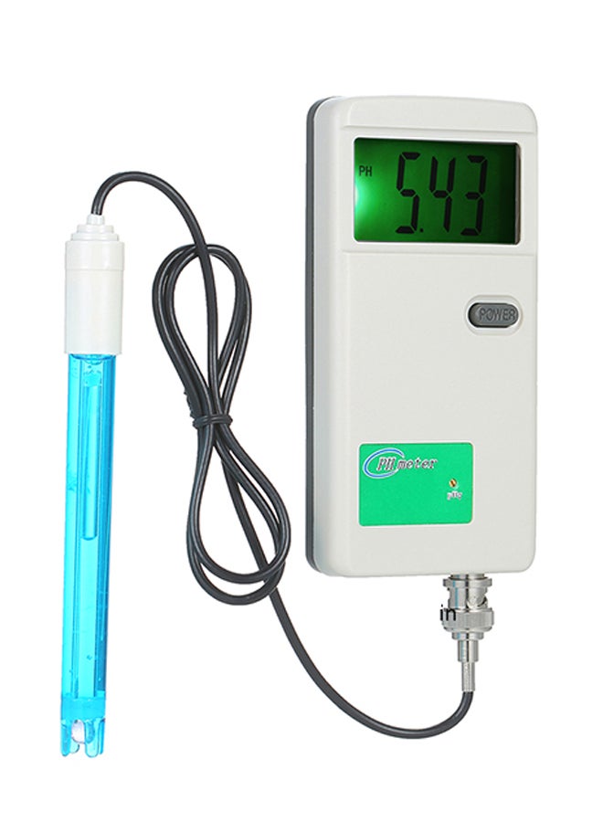جهاز اختبار جودة ودرجة الحموضة المياه مزود بشاشة ذات إضاءة خلفية أبيض 21x5x10.50Ø³Ù†ØªÙŠÙ…ØªØ± - Image 1