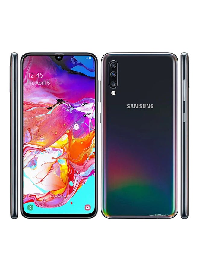 Samsung - Galaxy A70 Dual SIM Black 6GB RAM 128GB 4G LTE - Image 1