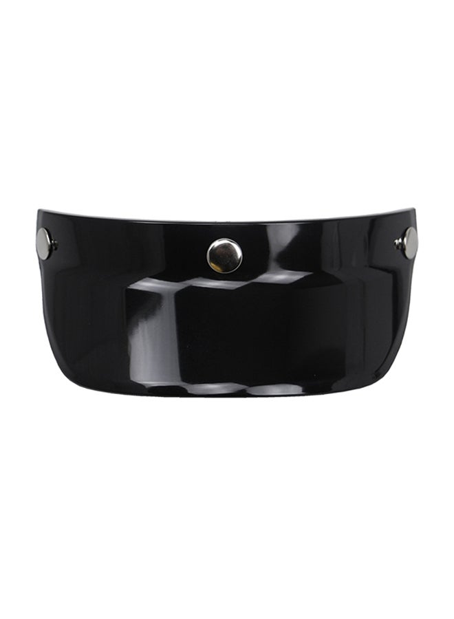 Generic 3-Snap Button Visor Flip Up Wind Shield  For Open Face Motorcycle Helmet - Image 1