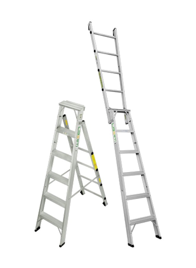 Multipurpose Foldable Ladder Silver 4.1meter  - Image 2