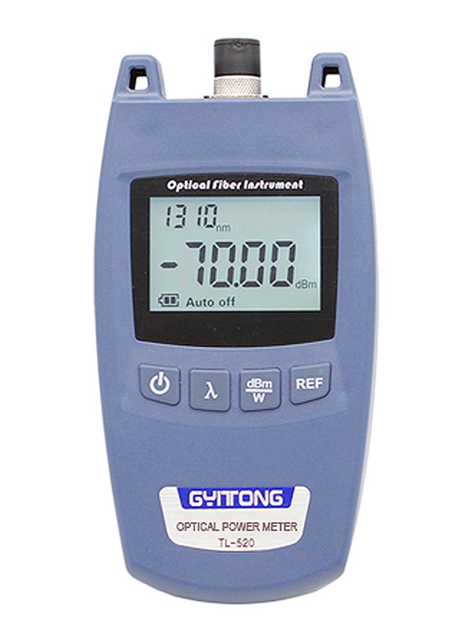 Generic TL-520 Handheld Optical Power Meter Fiber Light Decay Tester Blue 21x5x10centimeter  - Image 1