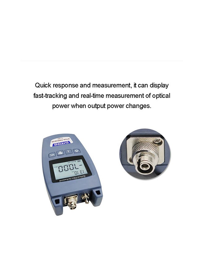 TL-520 Handheld Optical Power Meter Fiber Light Decay Tester Blue 21x5x10centimeter