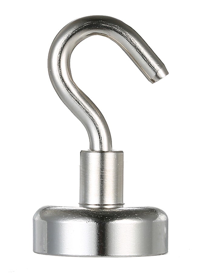 Heavy Duty Neodymium Magnetic Hook Silver 14x2.1x9centimeter - Image 2