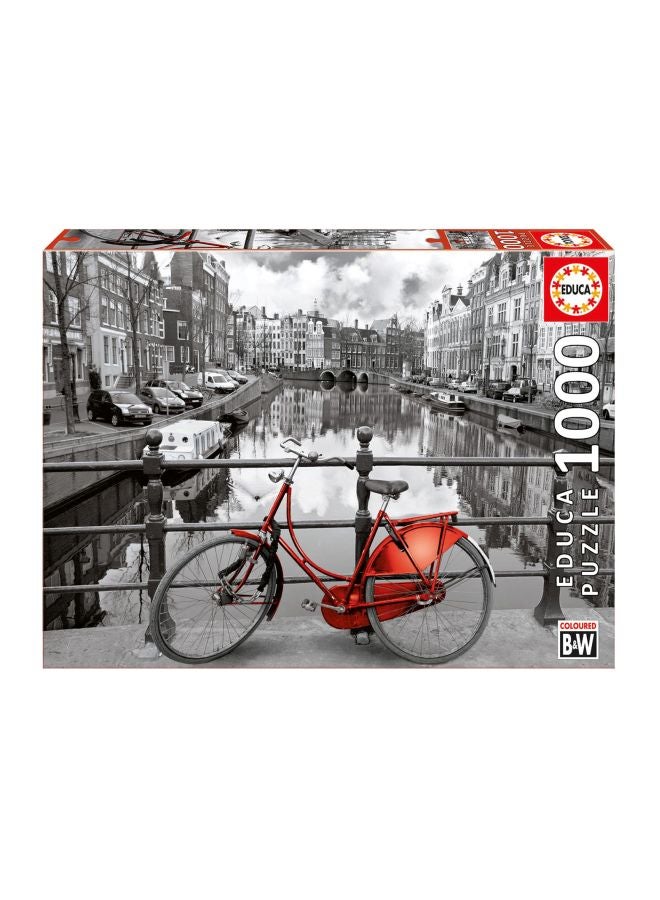 ايديوسا أحجية قطع التركيب بتصميم مدينة أمستردام مكونة من 1000 قطعة طراز 14846 - Image 1