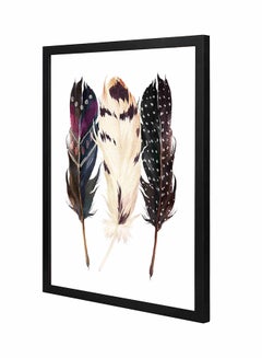 Decorative Wall Art Painting With Wooden Frame Multicolour 43x53cm