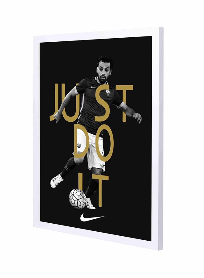 لوحة فنية بإطار من الخشب بتصميم عبارة "Just Do It" متعدد الألوان 43x53Ø³Ù†ØªÙŠÙ…ØªØ±
