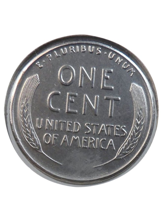 عملة سنت لينكولن الأمريكية 1943م . - Image 2