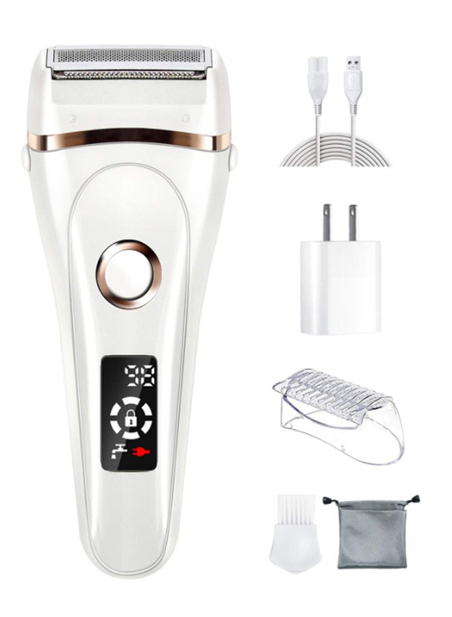 Rechargeable Electric Razor Hair Remover Kit Multicolour