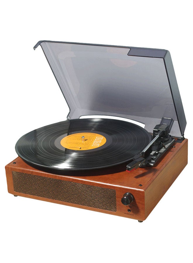 Generic - Vintage Classic Portable Gramophone With Built In Stereo Speaker I5411-A Multicolour - Image 1