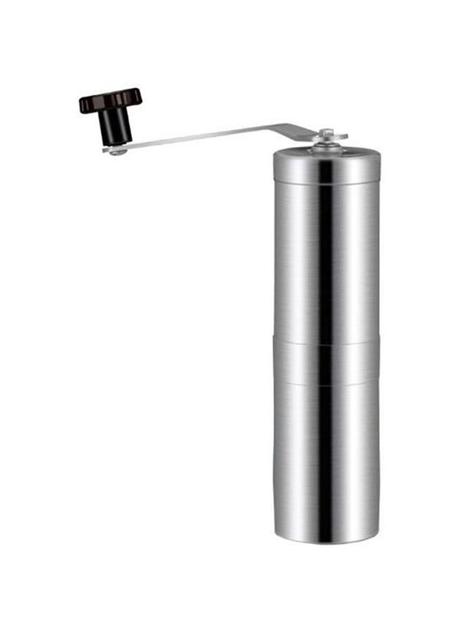 Stainless Steel Manual Coffee Grinder Silver 24.4cm