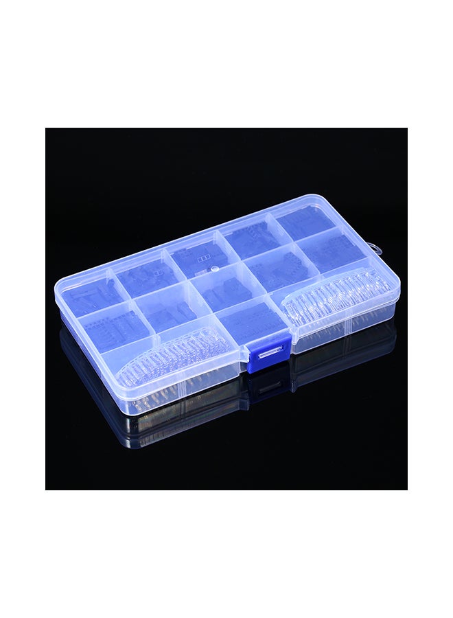 Generic - 620-Piece Dupont Crimp Pins Adaptor Assortment Kit Multicolor 17.30 x 2.20 x 10cm - Image 1