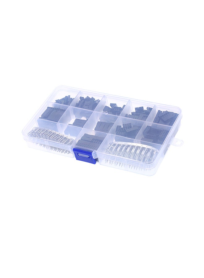 Generic - 620-Piece Dupont Crimp Pins Adaptor Assortment Kit Multicolor 17.30 x 2.20 x 10cm - Image 1