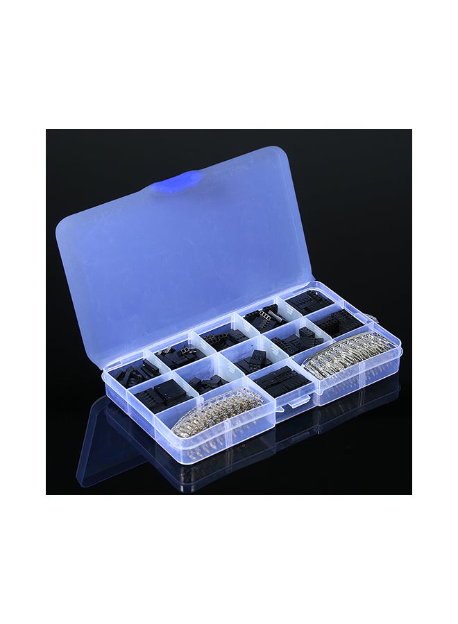 Generic - 620-Piece Dupont Crimp Pins Adaptor Assortment Kit Multicolor 17.30 x 2.20 x 10cm - Image 1
