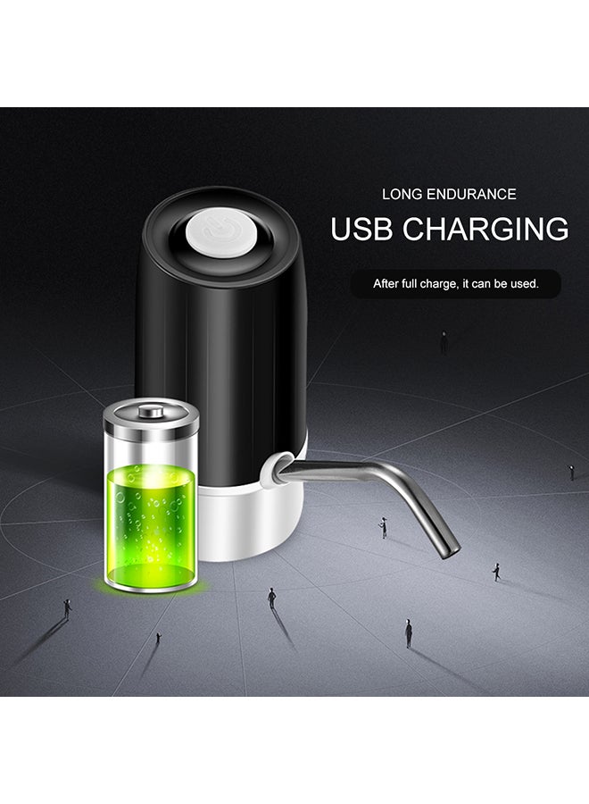 مضخة مياه شرب قابلة للشحن بمنفذ USB للمنزل والمكتب أسود 16x7x7Ø³Ù†ØªÙŠÙ…ØªØ±  - Image 5