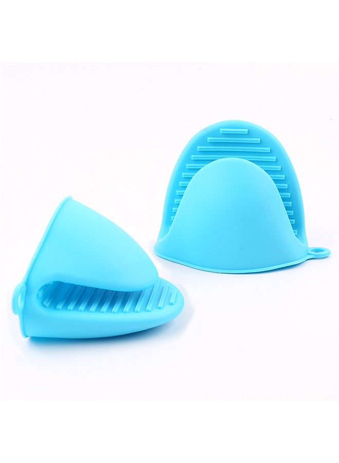 Generic 2-Oven Mitts Set Blue 15x5x10cm  - Image 2