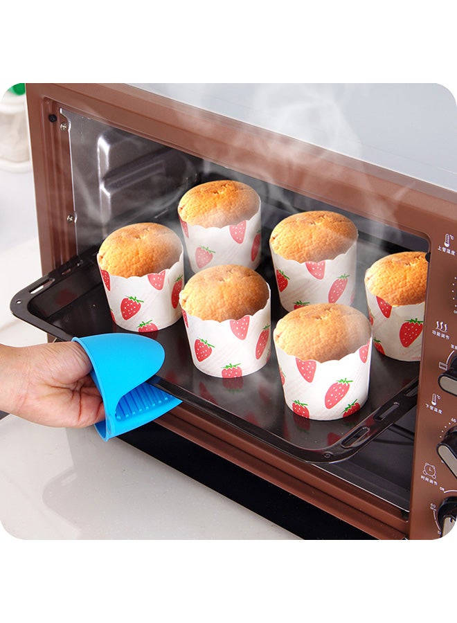 Generic 2-Oven Mitts Set Blue 15x5x10cm  - Image 4