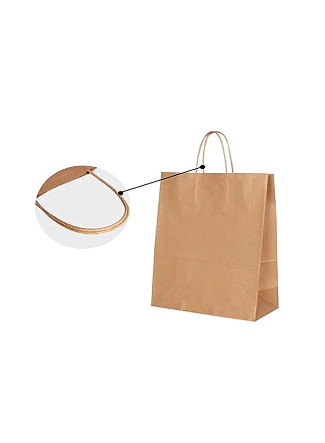SAPU - 3-Piece Craft Paper Bag Brown 27x21x11centimeter - Image 1