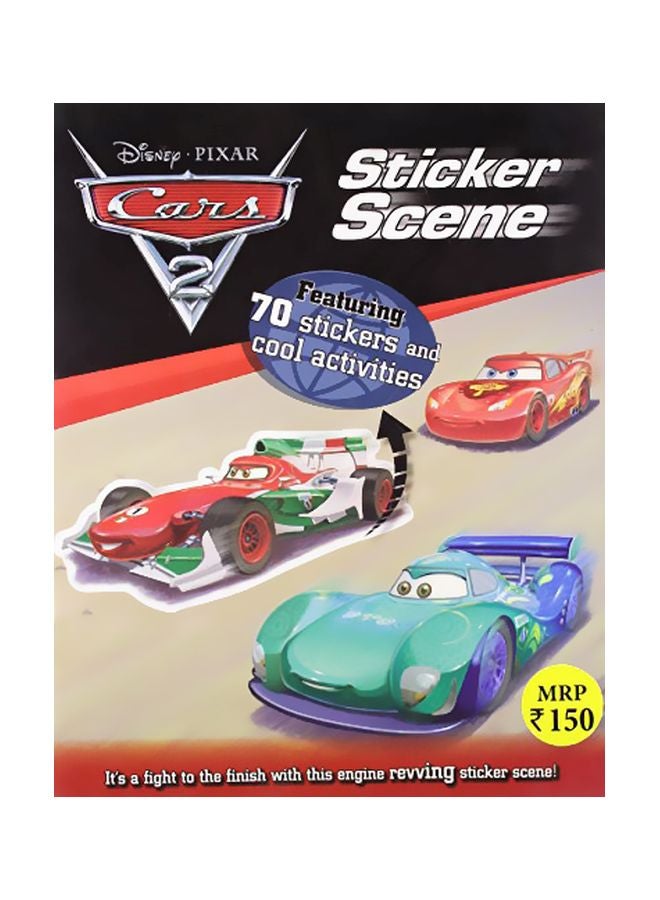 Disney Sticker Scene Cars 2 paperback english - 40700.0