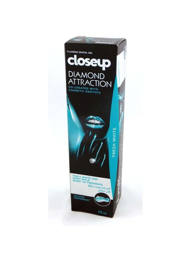 Closeup Diamond Attraction Fresh White Gel Toothpaste 75ml  - Image 2