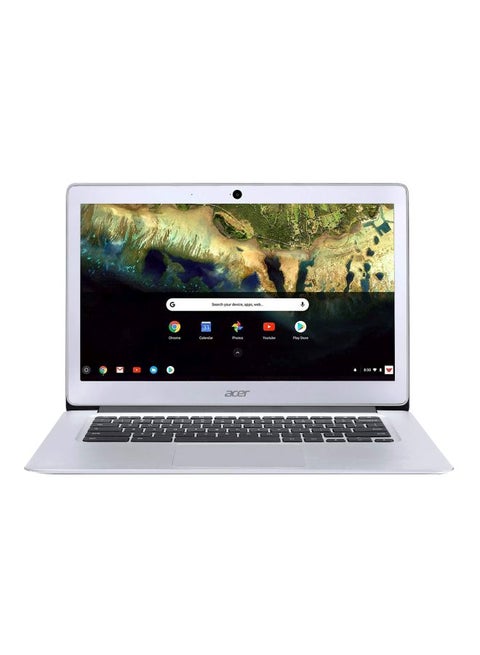 Chromebook 14 Laptop With 14-Inch Display, Celeron N3060 Processor/4GB RAM/16GB eMMC Flash Drive/Intel HD Graphics 400 Sparky Silver