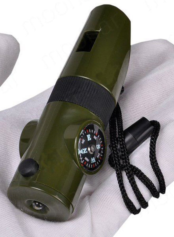 Generic - 7-In-1 Emergency Survival Whistle Multi-Functional Tool 0.1kg - Image 1