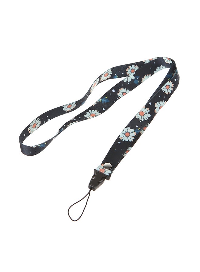Flowers Printed Lanyard Multicolour