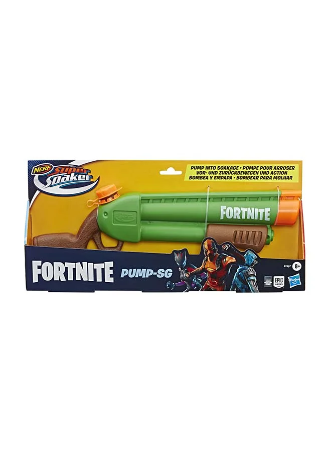 NERF Nerf Super Soaker Fortnite Pump-SG Water Blaster -- Pump-Action Soakage -- For Youth, Teens, Adults