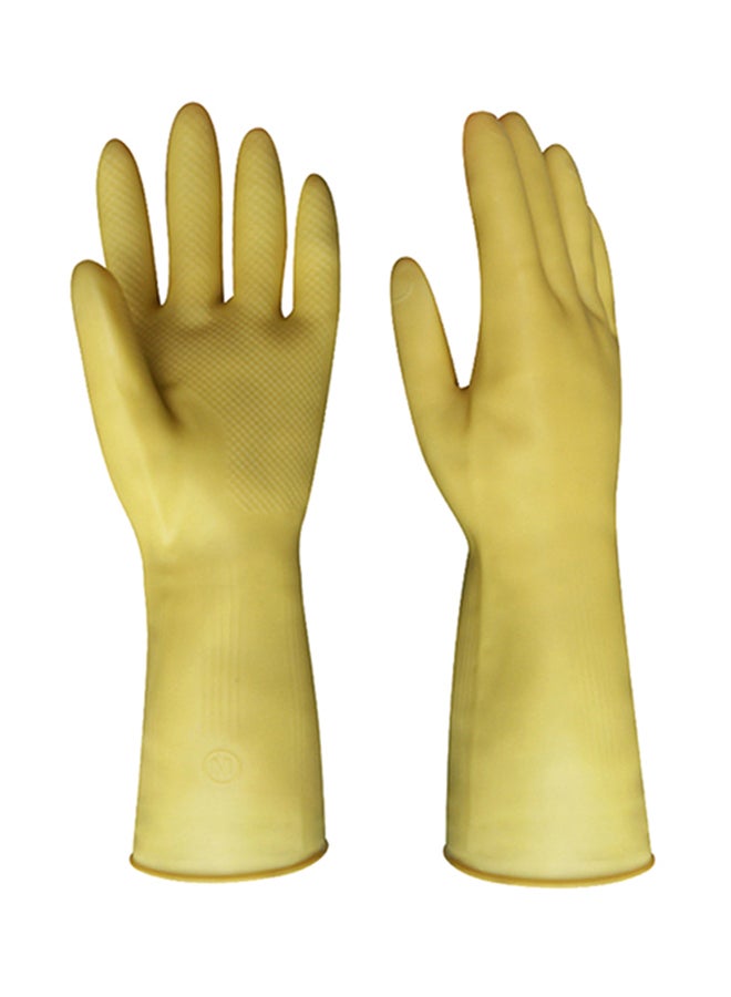 Household Long Sleeve Cleaning Glove Set Yellow XLcm  - Image 1