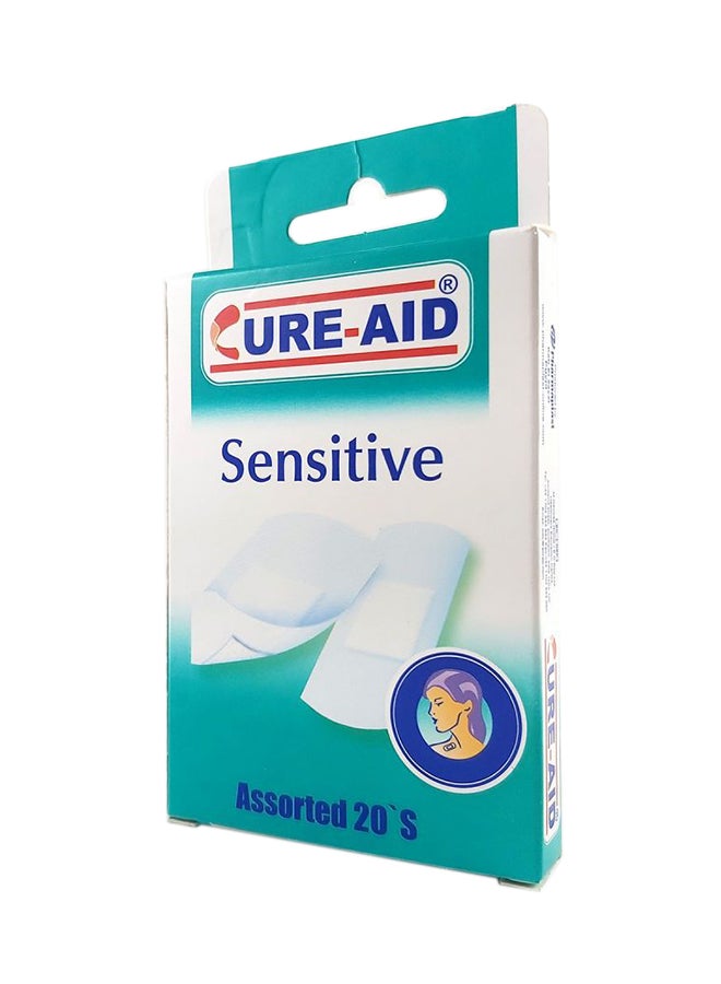 مجموعة ضمادات مريحة مكونة من 20 قطعة