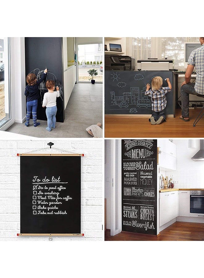 Generic Self Adhesive Blackboard Sticker 60 x 200cm Black  - Image 3