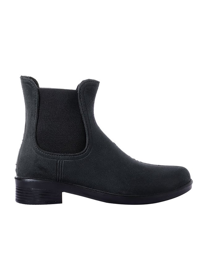 Levent - Suede Chelsea Ankle Boot Black - Image 1