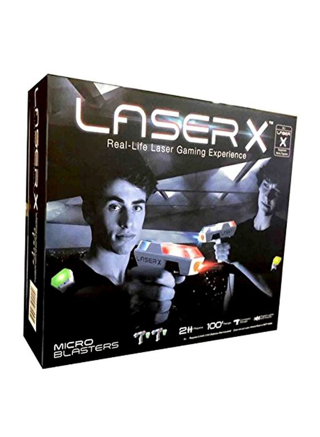 ليزر إكس مجموعة مسدسات ألعاب صغيرة مكونة من قطعتين طراز 88053 - Image 4