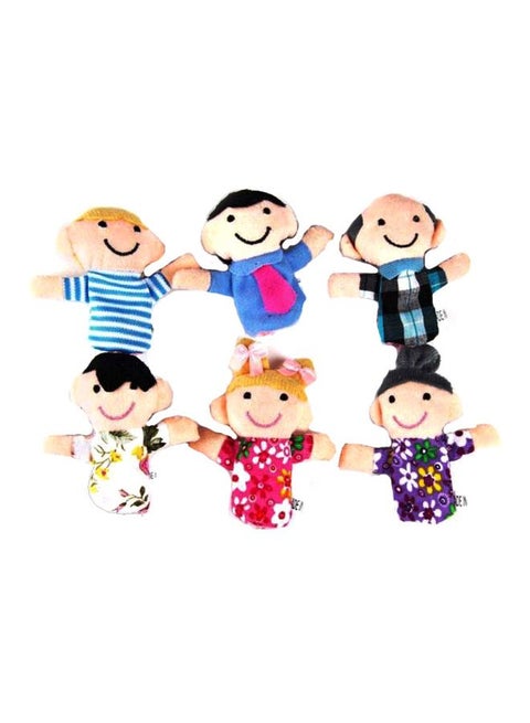 6-Piece Canvas Finger Puppet Set TH0010-T