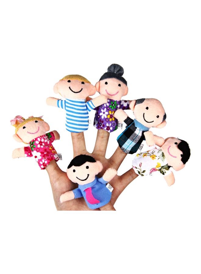 Motim - 6-Piece Canvas Finger Puppet Set TH0010-T - Image 1