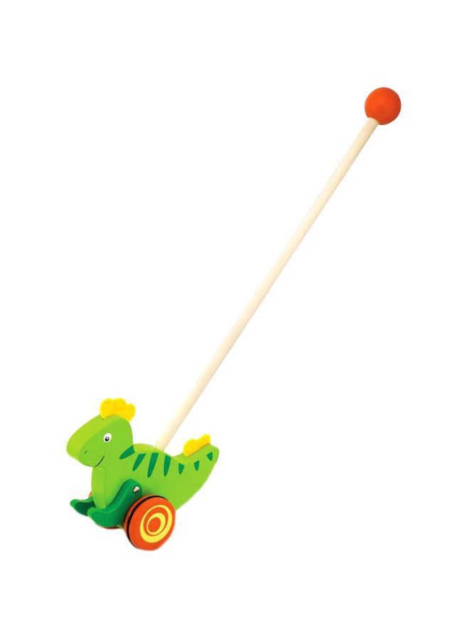 فيجا لعبة خشبية قابلة للدفع بتصميم ديناصور طراز 50963 - Image 1