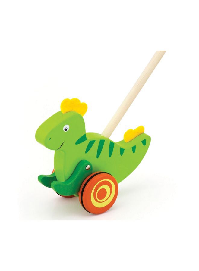 فيجا لعبة خشبية قابلة للدفع بتصميم ديناصور طراز 50963 - Image 2