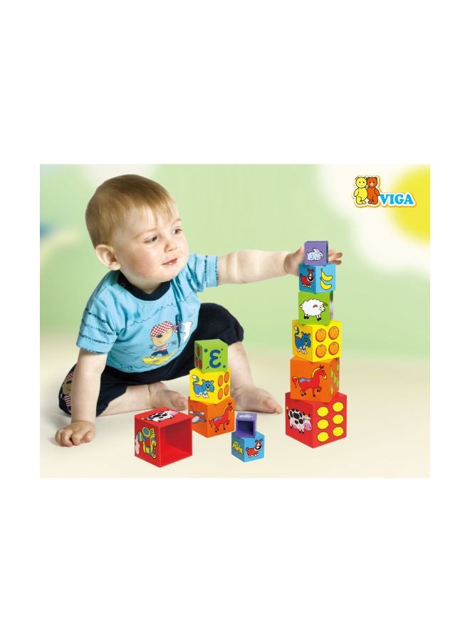 VIGA Nesting And Stacking Blocks  - Image 2