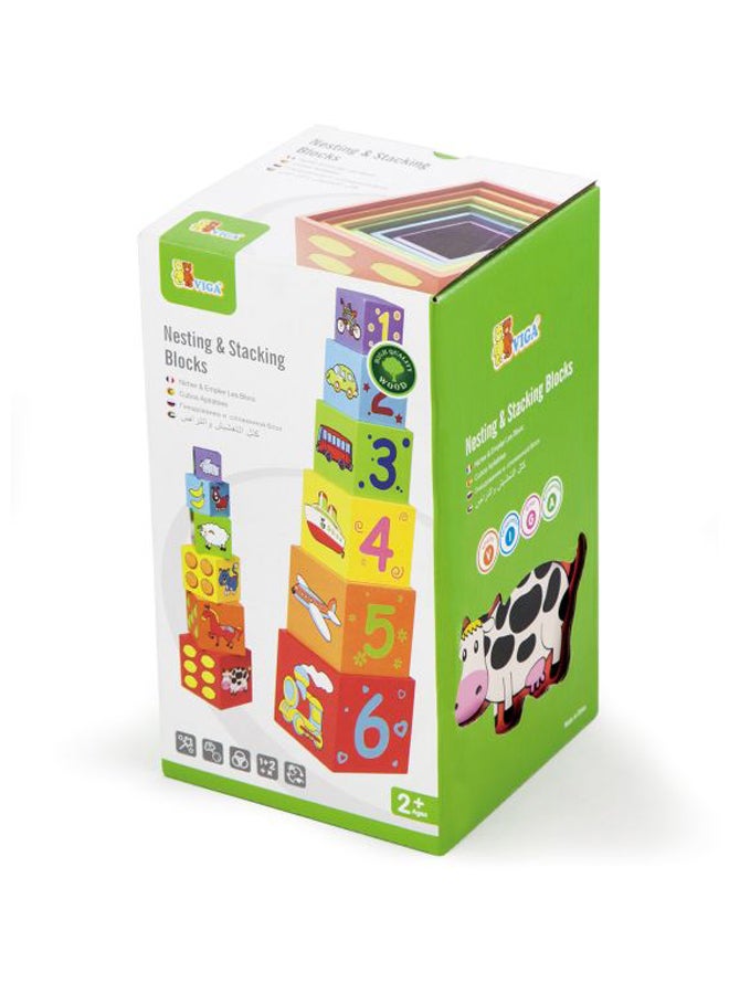 VIGA Nesting And Stacking Blocks  - Image 3