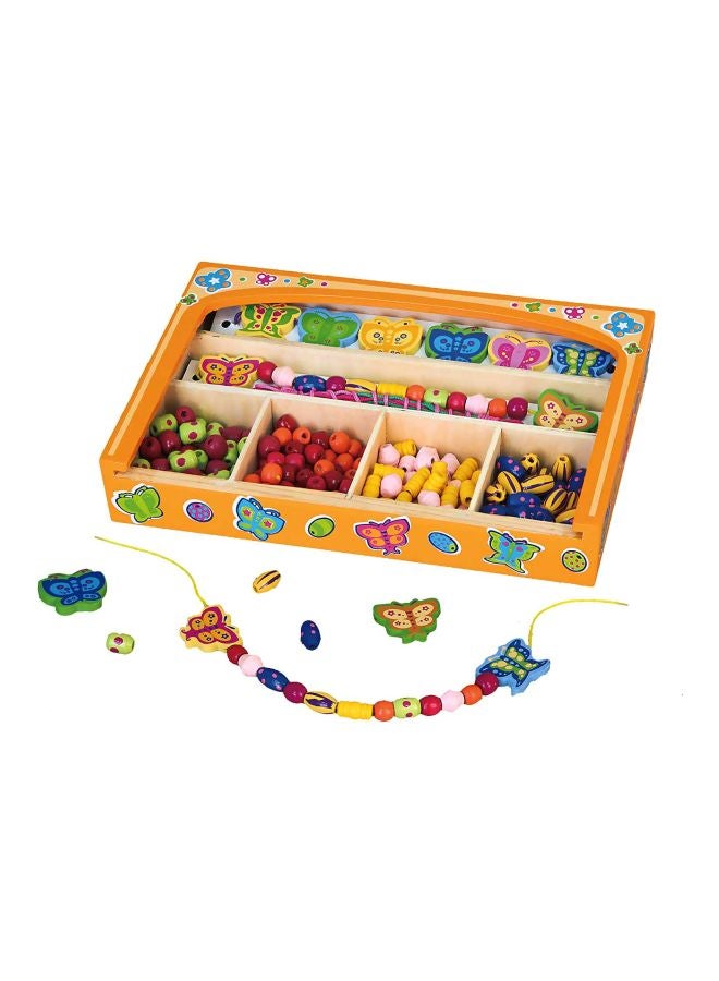 Viga 180-Piece Wooden Bracelet Making Beads Set 58550 - Image 1