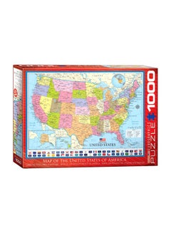 eurographics 1000-Piece Map Of The United States Of America Jigsaw Puzzle 6000-0788  - Image 2