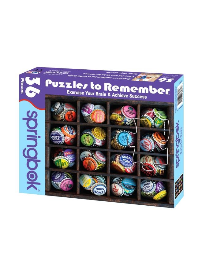 سبرينغبوك أحجية تركيب الصور المقطعة بتصميم الزهايمر والخرف من 36 قطعة طراز 43-36033 - Image 1