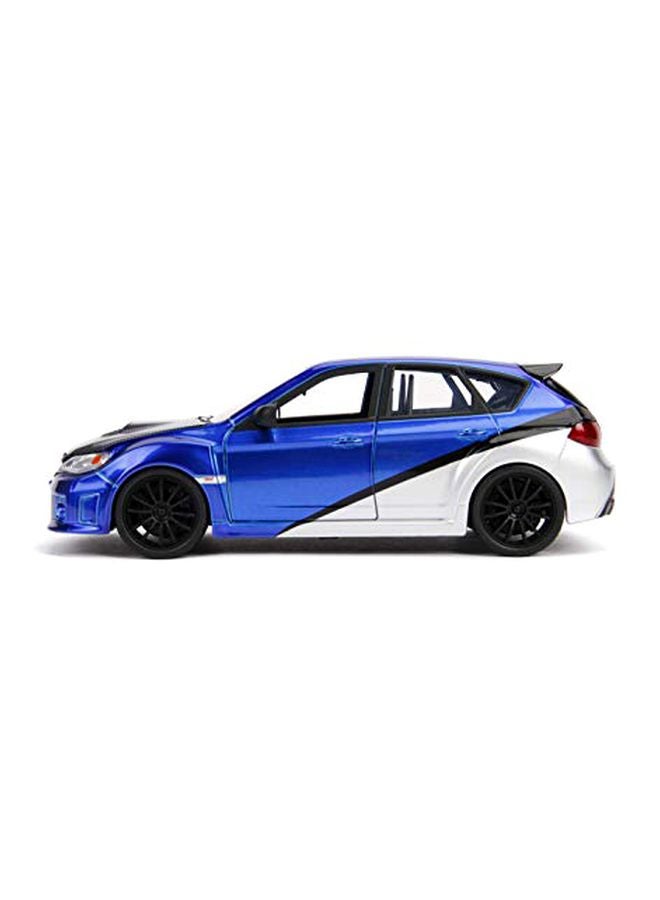 جادا - مجسم معدني مصبوب لسيارة سوبارو إمبريزا WRX STI من فيلم "Fast And Furious" طراز 99514 - Image 1
