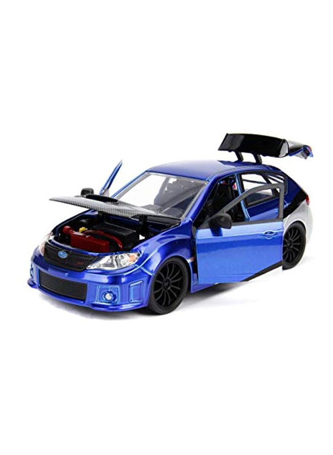 جادا - مجسم معدني مصبوب لسيارة سوبارو إمبريزا WRX STI من فيلم "Fast And Furious" طراز 99514 - Image 1