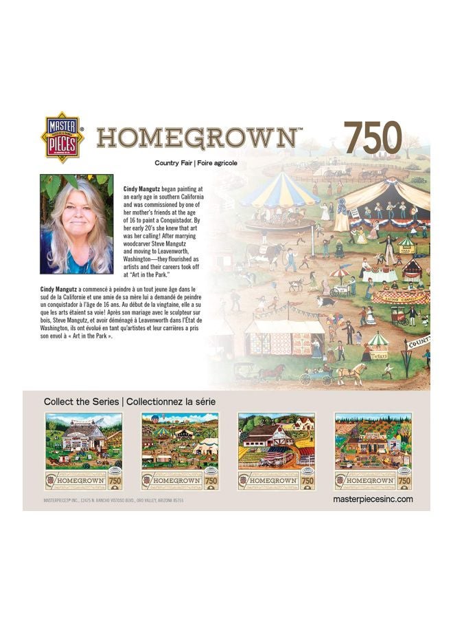 MasterPieces 750-Piece Homegrown Country Fair Jigsaw Puzzle 31803 - Image 3