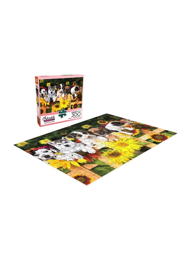 بافلو جايمز لعبة أحجيات قطع تركيب من "Adorable Animals The Gang's All Here" مكونة من 300 قطعة طراز 2705 - Image 1