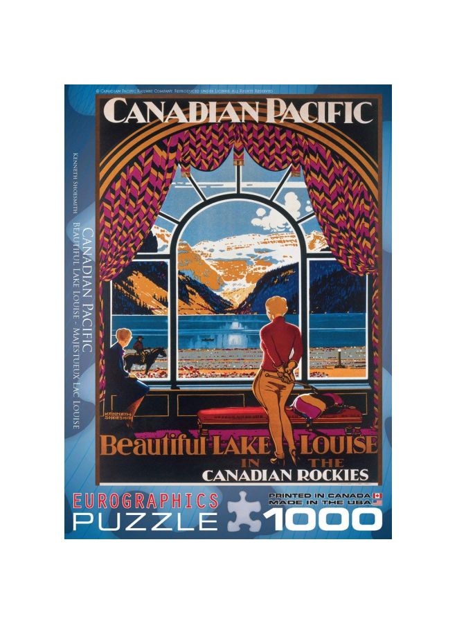 يورو جرافيكس أحجية بحيرة لويز الجميلة مكونة من 1000 قطعة طراز 6000-0323 - Image 3