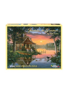 WHITE MOUNTAIN 1000-Piece Friends In Summer Jigsaw Puzzle 302  - Image 1