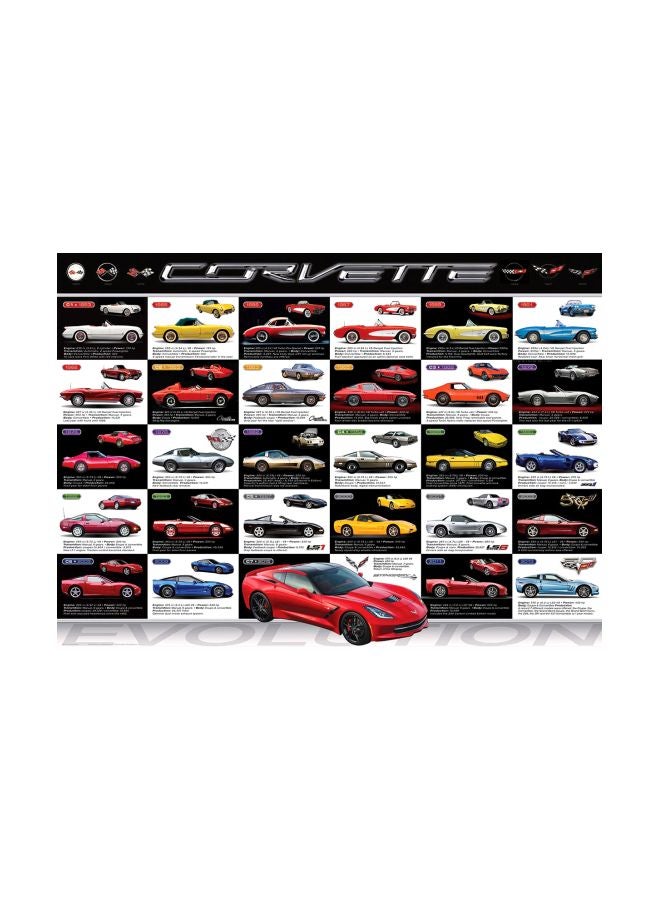 يورو جرافيكس لعبة أحجية تركيب الصور المقطعة من كورفيت إيفولوشن مكونة من 1000 قطعة طراز 6000-0683 6000-0683 - Image 2