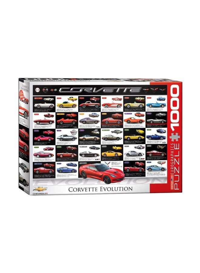 يورو جرافيكس لعبة أحجية تركيب الصور المقطعة من كورفيت إيفولوشن مكونة من 1000 قطعة طراز 6000-0683 6000-0683 - Image 3
