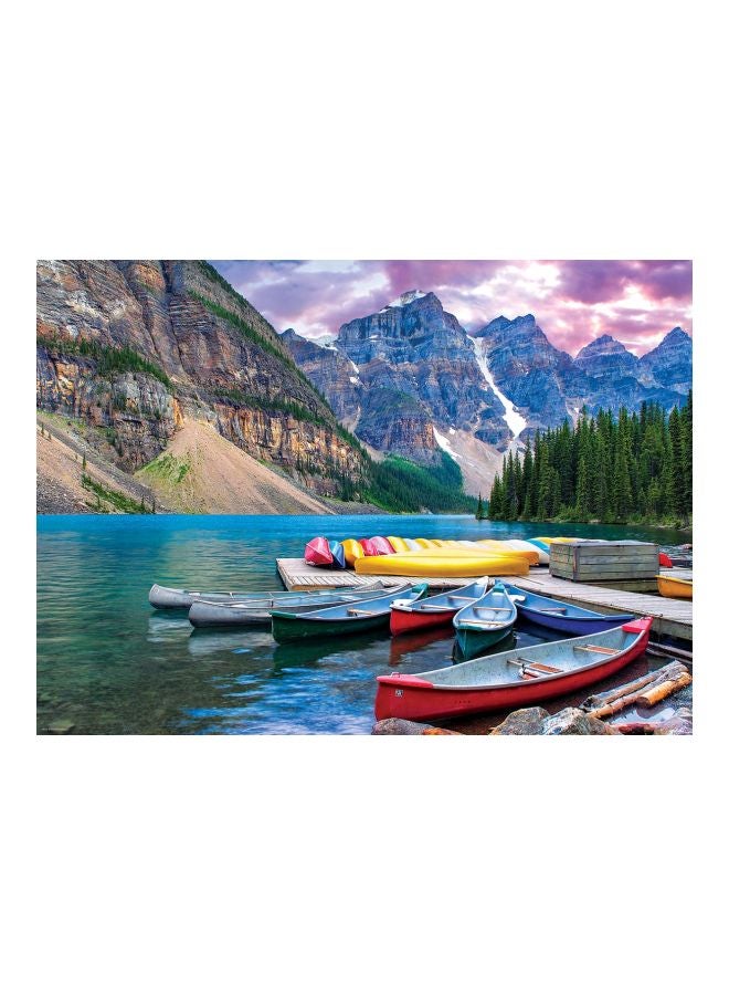 يورو جرافيكس لعبة أحجية تركيب الصور المقطعة على شكل زوارق على البحيرة، مكونة من 1000 قطعة بطراز 6000-0693 - Image 1